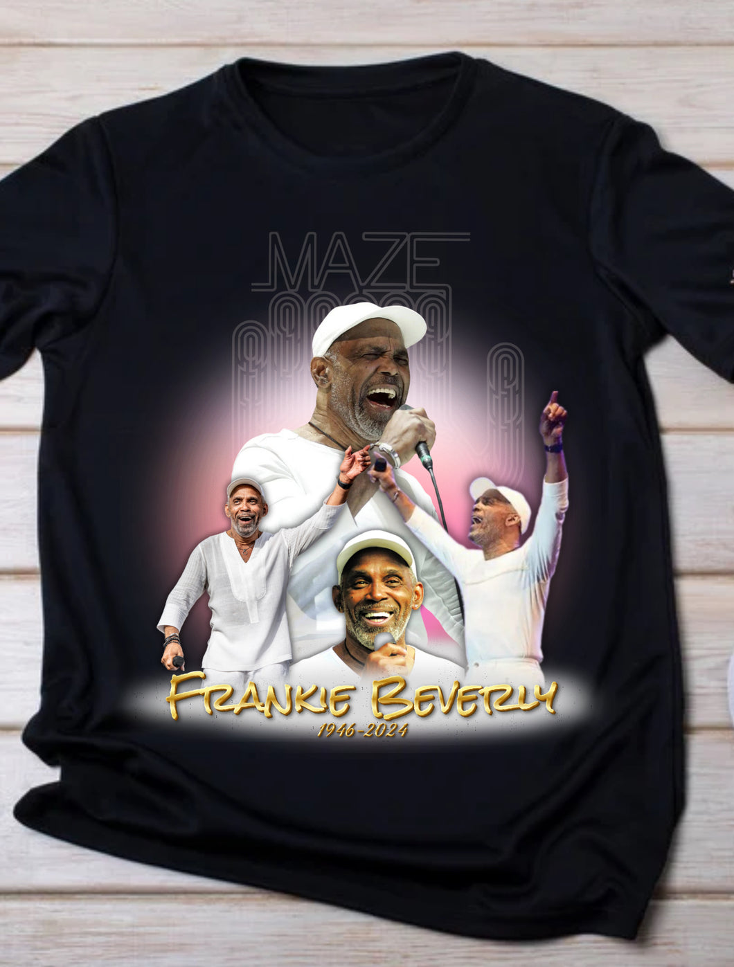 Frankie Beverly Graphic Tee (Pink)