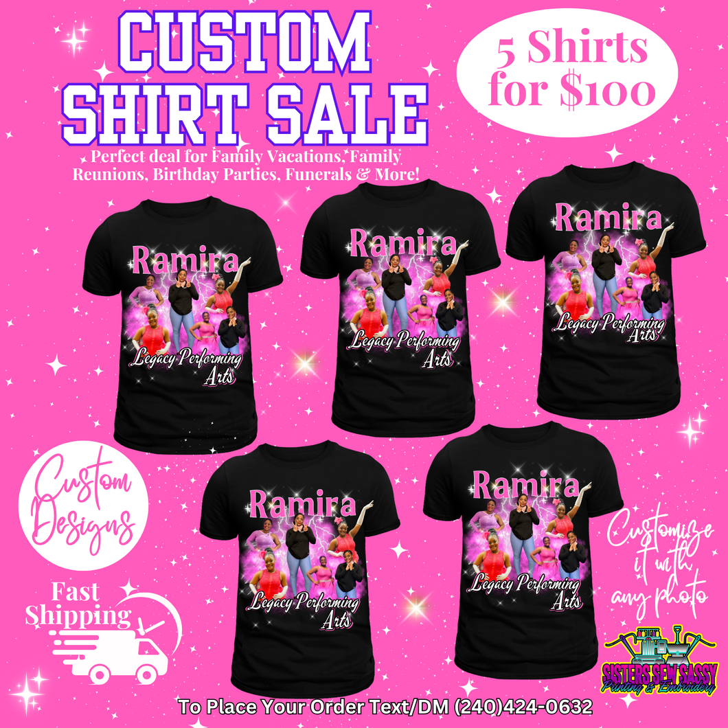 Custom T-Shirt Sale